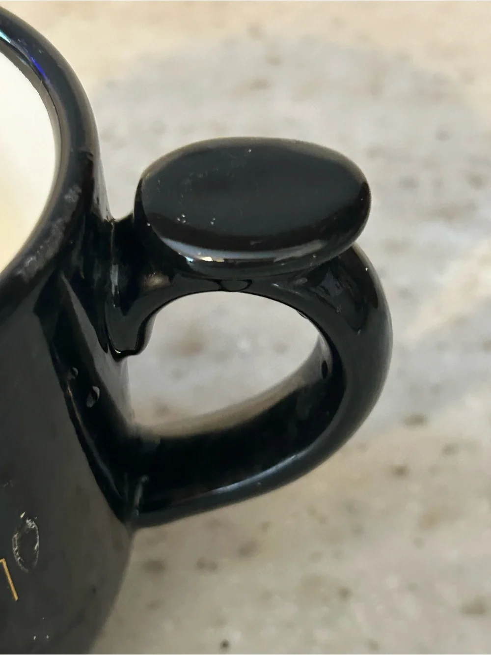 Chicago Skyline Black & Gold Ceramic Mug